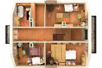  Projekt domu Abakus - murowana - ceramika (KRD1363) - projekt domu parterowego z poddaszem - Zdjęcie 3