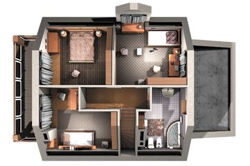  Projekt domu Agat - murowana – beton komórkowy (KRD2310) - projekt domu parterowego z poddaszem - Zdjęcie 4