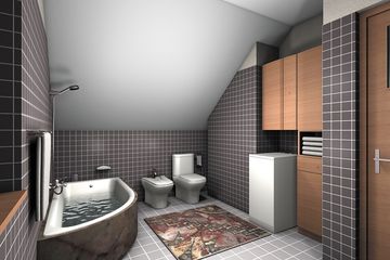  Projekt domu Agat - szkielet drewniany lekki (KRD1001) - projekt domu parterowego z poddaszem - Zdjęcie 7