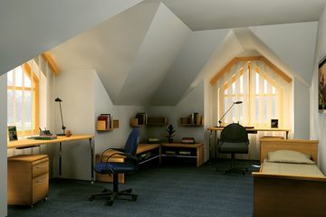  Projekt domu Amber - murowana – ceramika (KRD1009) - projekt domu parterowego z poddaszem - Zdjęcie 11