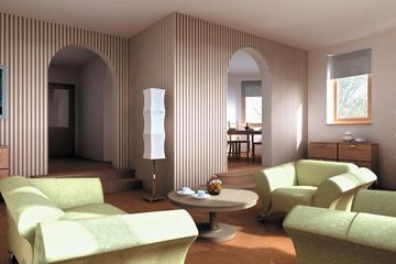  Projekt domu Antracyt - murowana – beton komórkowy (KRD1012) - projekt domu parterowego z poddaszem - Zdjęcie 4