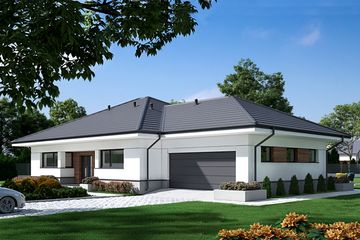  Projekt domu Beno G2 (LBA1001) - projekt domu parterowego - Zdjęcie 3