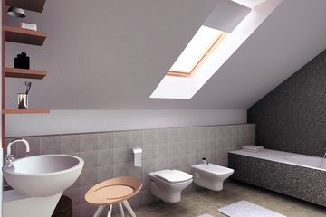  Projekt domu Atut - murowana – ceramika (KRD1020) - projekt domu parterowego z poddaszem - Zdjęcie 7