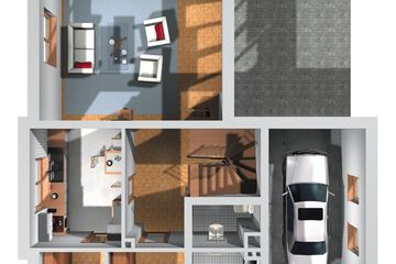  Projekt domu Bielik - murowana – ceramika (KRD1381) - projekt domu parterowego z poddaszem - Zdjęcie 3