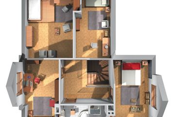  Projekt domu Bielik - murowana – ceramika (KRD1381) - projekt domu parterowego z poddaszem - Zdjęcie 4