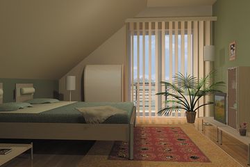  Projekt domu Bogatka - murowana – beton komórkowy (KRD1384) - projekt domu parterowego z poddaszem - Zdjęcie 9