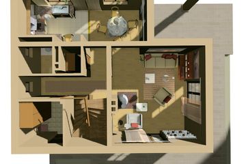  Projekt domu Bonifacy - murowana – ceramika (KRD1385) - projekt domu parterowego z poddaszem - Zdjęcie 3