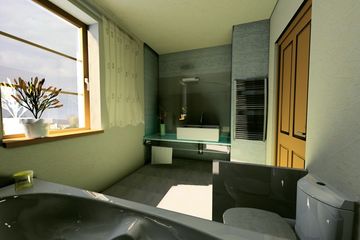  Projekt domu Bonifacy - murowana – ceramika (KRD1385) - projekt domu parterowego z poddaszem - Zdjęcie 6