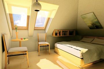  Projekt domu Boryna - murowana – ceramika (KRD1031) - projekt domu parterowego z poddaszem - Zdjęcie 8