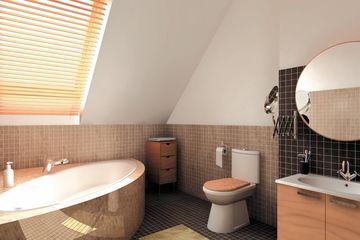  Projekt domu Bóbr - murowana – ceramika (KRD1293) - projekt domu parterowego z poddaszem - Zdjęcie 7