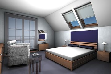  Projekt domu Cedryk - murowana – ceramika (KRD1393) - projekt domu parterowego z poddaszem - Zdjęcie 7