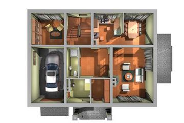 Projekt domu Kurdesz - murowana – ceramika (KRD1360) - projekt domu parterowego z poddaszem - Zdjęcie 3