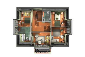  Projekt domu Kurdesz - murowana – ceramika (KRD1360) - projekt domu parterowego z poddaszem - Zdjęcie 4