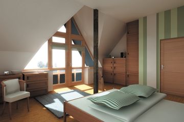  Projekt domu Kurza Stopka - murowana – ceramika (KRD1130) - projekt domu parterowego z poddaszem - Zdjęcie 8