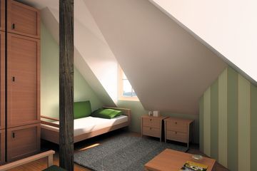  Projekt domu Kurza Stopka - murowana – ceramika (KRD1130) - projekt domu parterowego z poddaszem - Zdjęcie 9