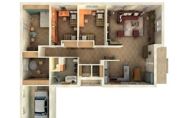  Projekt domu Zawilec - murowana – ceramika (KRD1257) - projekt domu parterowego - Zdjęcie 3