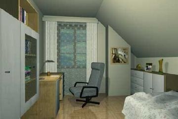  Projekt domu Cyryl - murowana – ceramika (KRD1299) - projekt domu parterowego z poddaszem - Zdjęcie 8