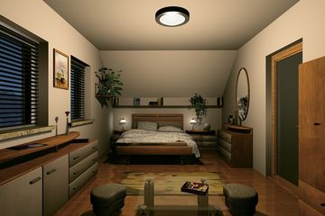  Projekt domu Damazy - murowana – ceramika (KRD1401) - projekt domu parterowego z poddaszem - Zdjęcie 12