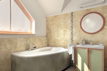  Projekt domu Delta - murowana – ceramika (KRD2334) - projekt domu parterowego z poddaszem - Zdjęcie 7