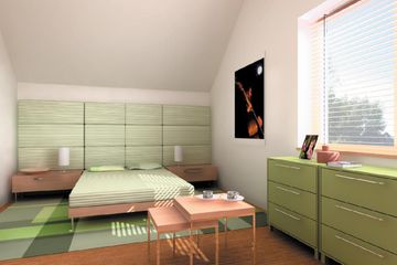  Projekt domu Delta - murowana – ceramika (KRD2334) - projekt domu parterowego z poddaszem - Zdjęcie 8