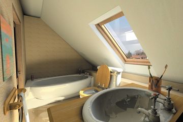  Projekt domu Dobrawa - murowana – ceramika (KRD1045) - projekt domu parterowego z poddaszem - Zdjęcie 6