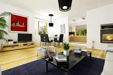  Projekt domu Radek z garażem 1-st. [A] (WRF1701) - projekt domu parterowego - Zdjęcie 9