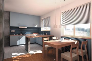  Projekt domu Dudek - murowana – ceramika (KRD1272) - projekt domu parterowego z poddaszem - Zdjęcie 3