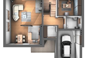  Projekt domu Dudek - murowana – ceramika (KRD1272) - projekt domu parterowego z poddaszem - Zdjęcie 7