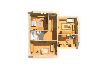  Projekt domu Emil - murowana – ceramika (KRD1058) - projekt domu parterowego z poddaszem - Zdjęcie 9