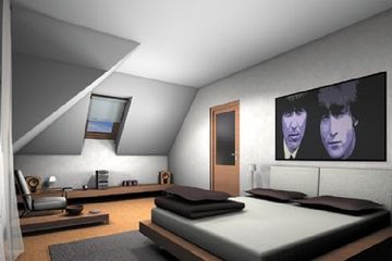  Projekt domu Eskulap - murowana – ceramika (KRD1406) - projekt domu parterowego z poddaszem - Zdjęcie 5