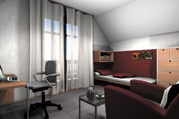  Projekt domu Eskulap - murowana – ceramika (KRD1406) - projekt domu parterowego z poddaszem - Zdjęcie 6