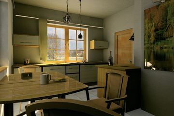  Projekt domu Filemon - murowana – ceramika (KRD1307) - projekt domu parterowego z poddaszem - Zdjęcie 4