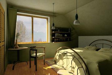  Projekt domu Filemon - murowana – ceramika (KRD1307) - projekt domu parterowego z poddaszem - Zdjęcie 8