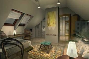  Projekt domu Forsycja - murowana – ceramika (KRD1309) - projekt domu parterowego z poddaszem - Zdjęcie 7