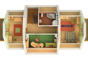  Projekt domu Gacek - murowana – ceramika (KRD1412) - projekt domu parterowego z poddaszem - Zdjęcie 11