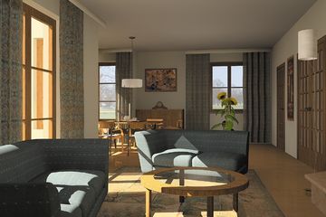  Projekt domu Gizela - murowana – ceramika (KRD1448) - projekt domu parterowego z poddaszem - Zdjęcie 4