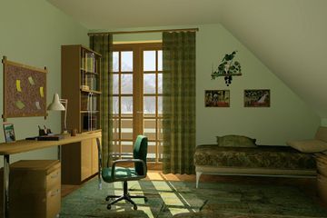  Projekt domu Grabik - murowana – ceramika (KRD1449) - projekt domu parterowego z poddaszem - Zdjęcie 8