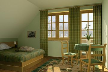  Projekt domu Grabik - murowana – ceramika (KRD1449) - projekt domu parterowego z poddaszem - Zdjęcie 11