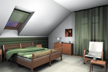  Projekt domu Hubert - murowana – keramzyt (KRD2216) - projekt domu parterowego z poddaszem - Zdjęcie 5