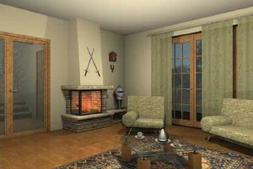  Projekt domu Izyda - murowana – ceramika (KRD1355) - projekt domu parterowego z poddaszem - Zdjęcie 4