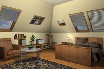  Projekt domu Izyda - murowana – ceramika (KRD1355) - projekt domu parterowego z poddaszem - Zdjęcie 6