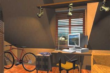  Projekt domu Jabłonna - murowana – ceramika (KRD1084) - projekt domu parterowego z poddaszem - Zdjęcie 8