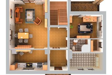  Projekt domu Jagoda - murowana – ceramika (KRD1314) - projekt domu parterowego z poddaszem - Zdjęcie 11