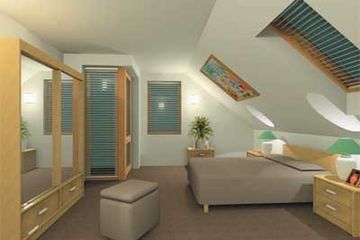  Projekt domu Kajman - murowana – ceramika (KRD1100) - projekt domu parterowego z poddaszem - Zdjęcie 6