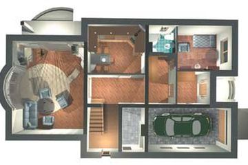  Projekt domu Kajman - murowana – ceramika (KRD1100) - projekt domu parterowego z poddaszem - Zdjęcie 9