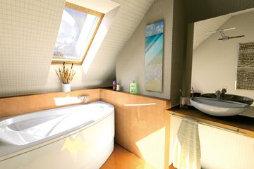  Projekt domu Kosma - murowana – ceramika (KRD1317) - projekt domu parterowego z poddaszem - Zdjęcie 6