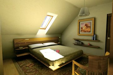  Projekt domu Kosma - murowana – ceramika (KRD1317) - projekt domu parterowego z poddaszem - Zdjęcie 8