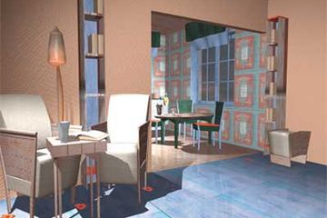  Projekt domu Kuba - murowana – ceramika (KRD1129) - projekt domu parterowego z poddaszem - Zdjęcie 3