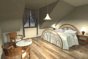  Projekt domu Longin - murowana – ceramika (KRD1509) - projekt domu parterowego z poddaszem - Zdjęcie 4