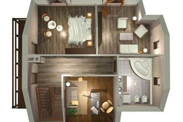  Projekt domu Longin - murowana – ceramika (KRD1509) - projekt domu parterowego z poddaszem - Zdjęcie 7